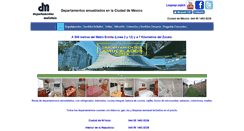 Desktop Screenshot of departamentosmexico.com.mx